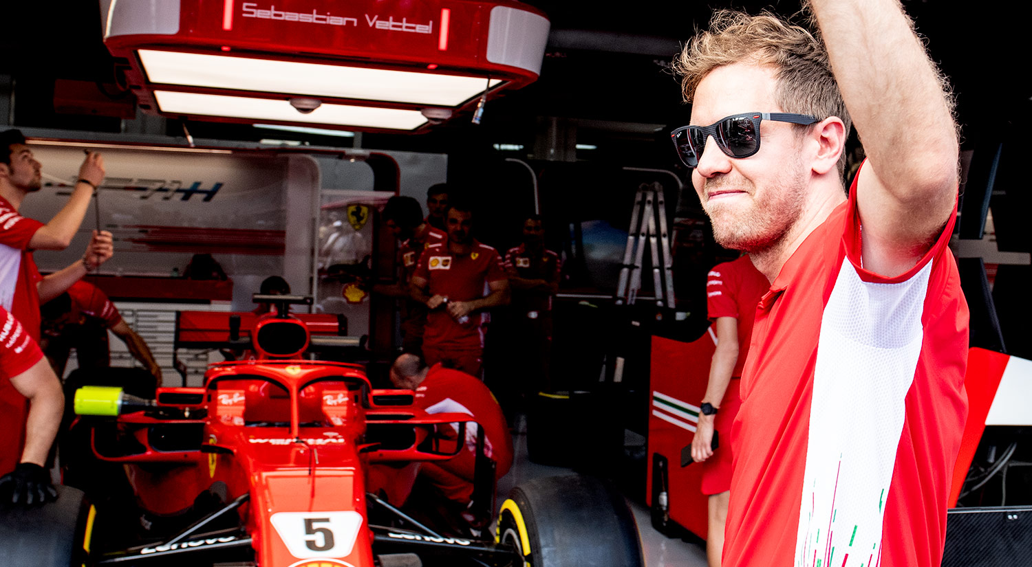 Sebastian Vettel - Ferrari, Circuit Paul Ricard, 2018