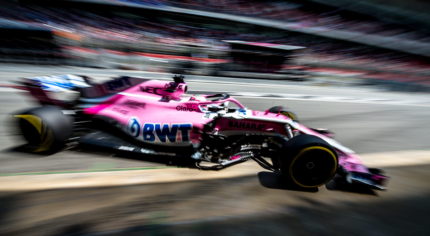 Sergio Pérez - Force India, Circuit de Catalunya,  2018