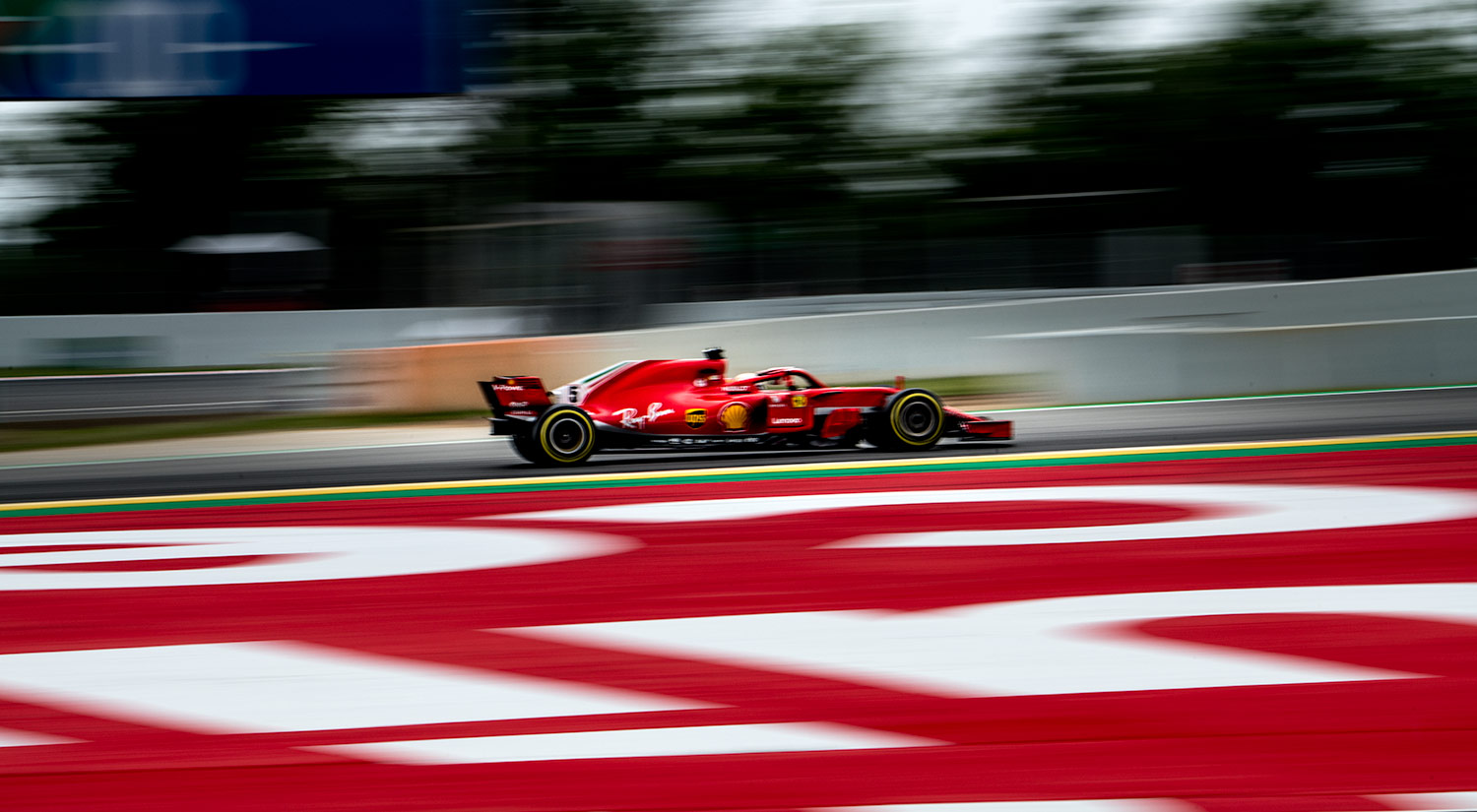 Sebastian Vettel - Ferrari, Circuit de Catalunya, 2018