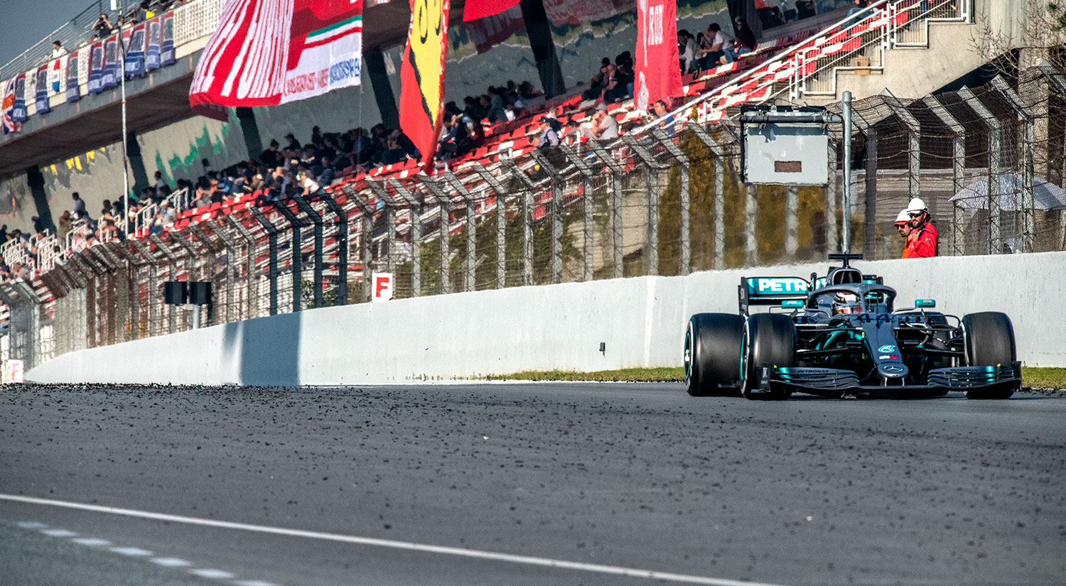 Lewis Hamilton - Mercedes, Winter Testing, Circuit de Catalunya,  2019