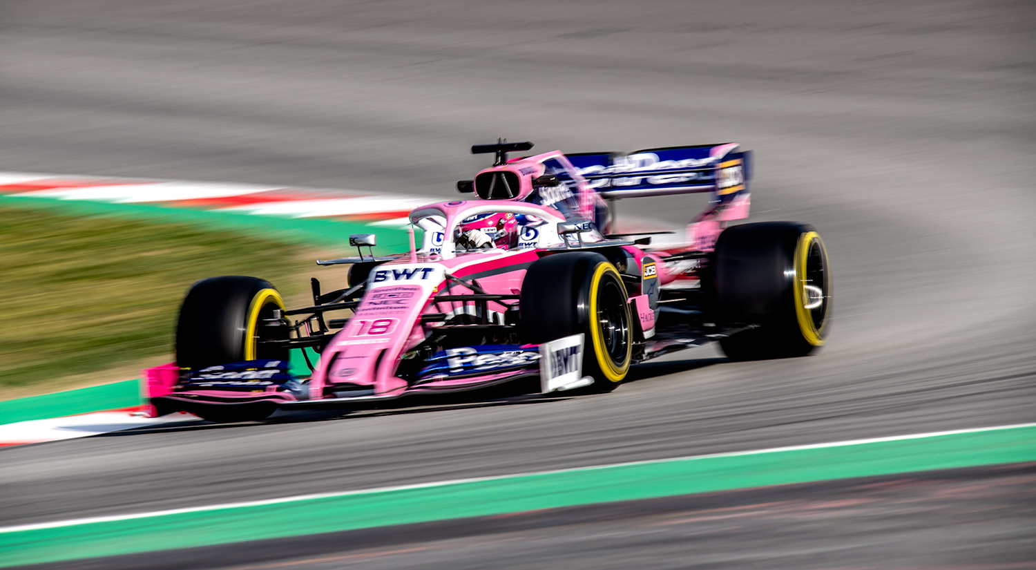 Lance Stroll - Racing Point, Winter Testing, Circuit de Catalunya,  2019