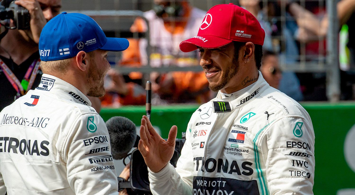Valtteri Bottas & Lewis Hamilton, Chinese Grand Prix,  2019