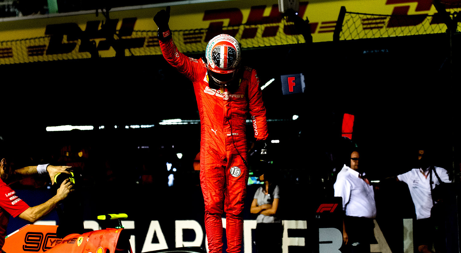 Charles Leclerc - Ferrari, Singapore Grand Prix,  2019