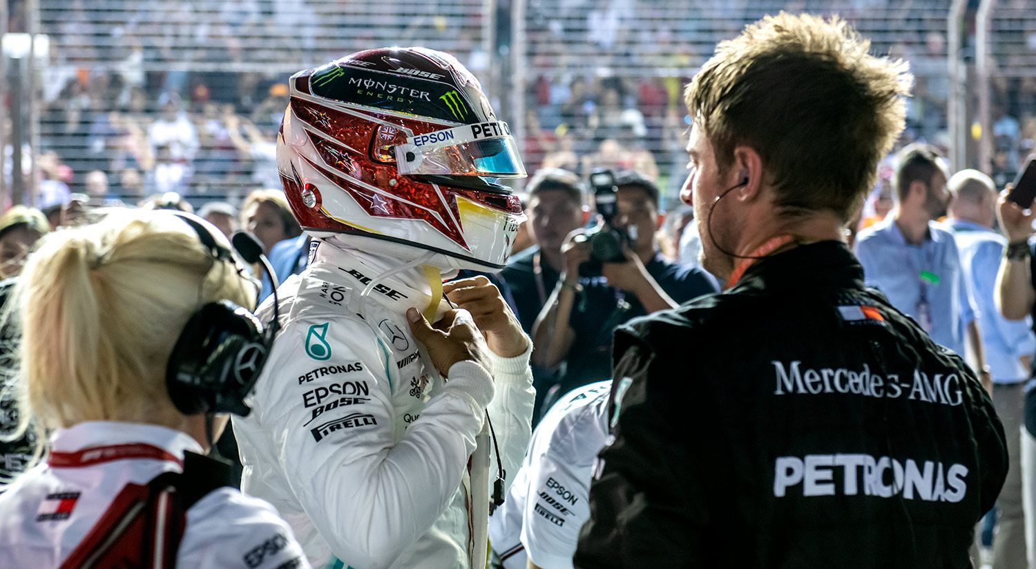 Lewis Hamilton - Mercedes, Singapore Grand Prix,  2019