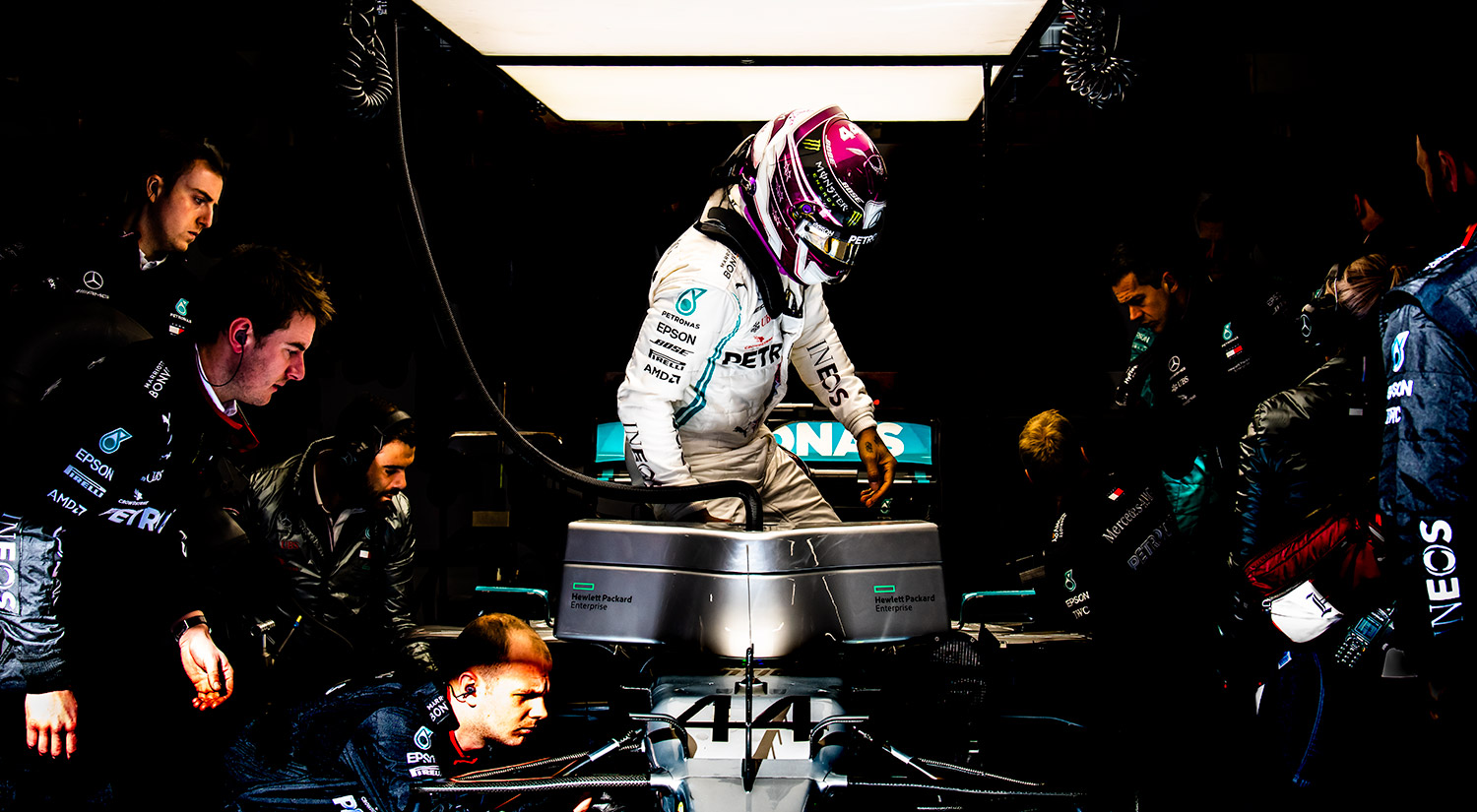Lewis Hamilton - Mercedes, Winter Testing, Circuit de Catalunya,  2020