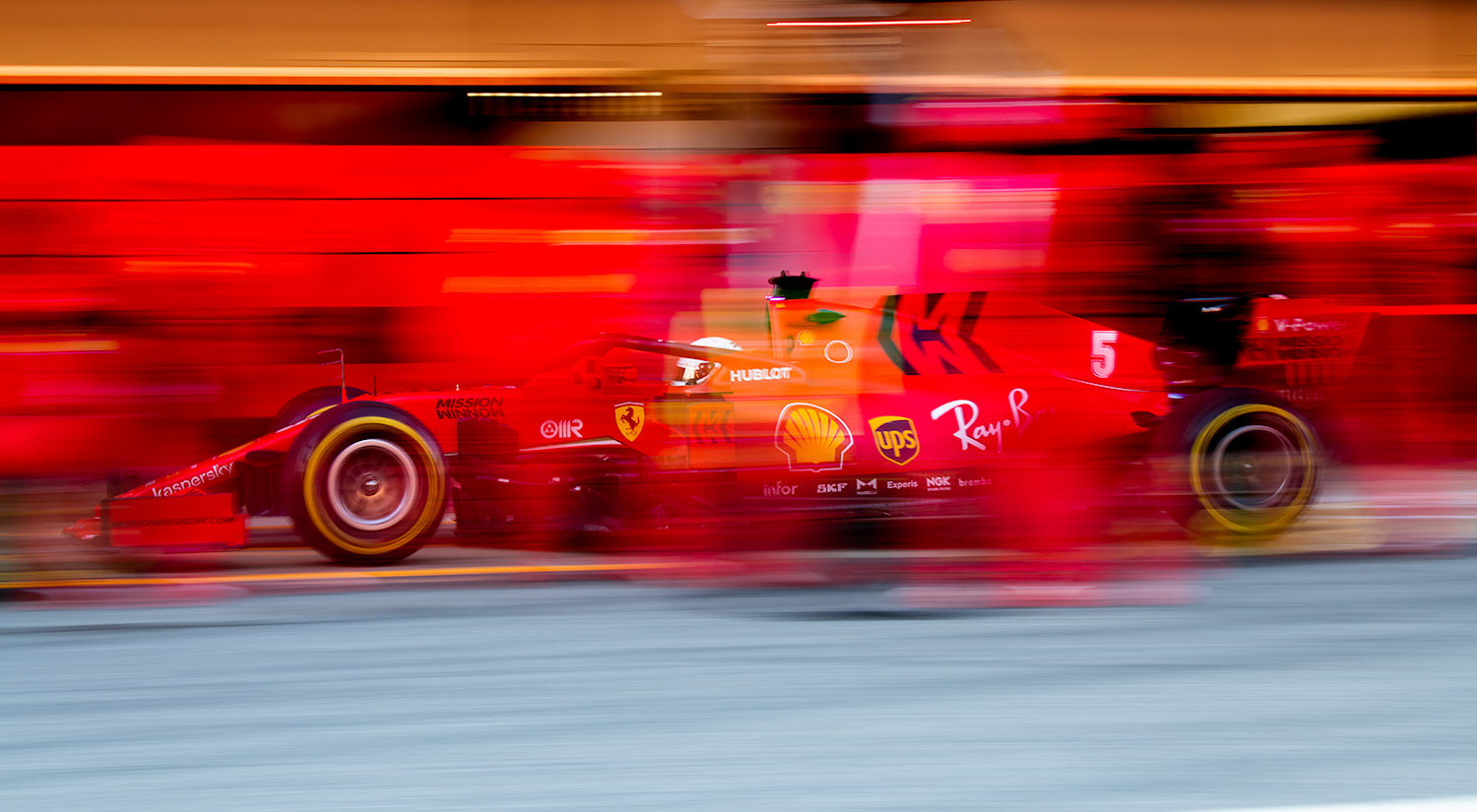 Sebastian Vettel - Ferrari, Winter Testing, Circuit de Catalunya,  2020