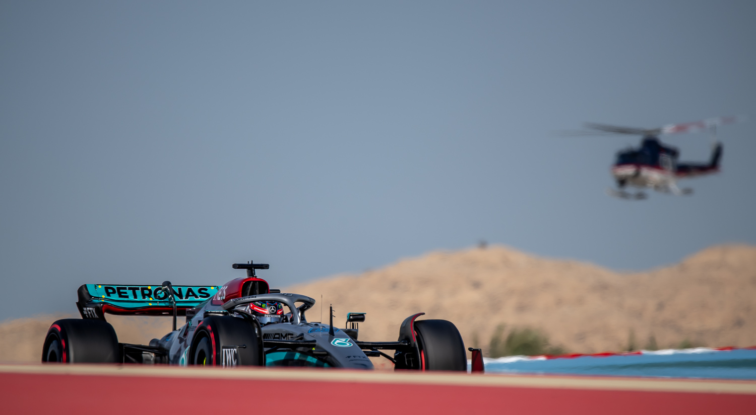 George Russell - Mercedes AMG Petronas, Bahrain International Circuit, 2022