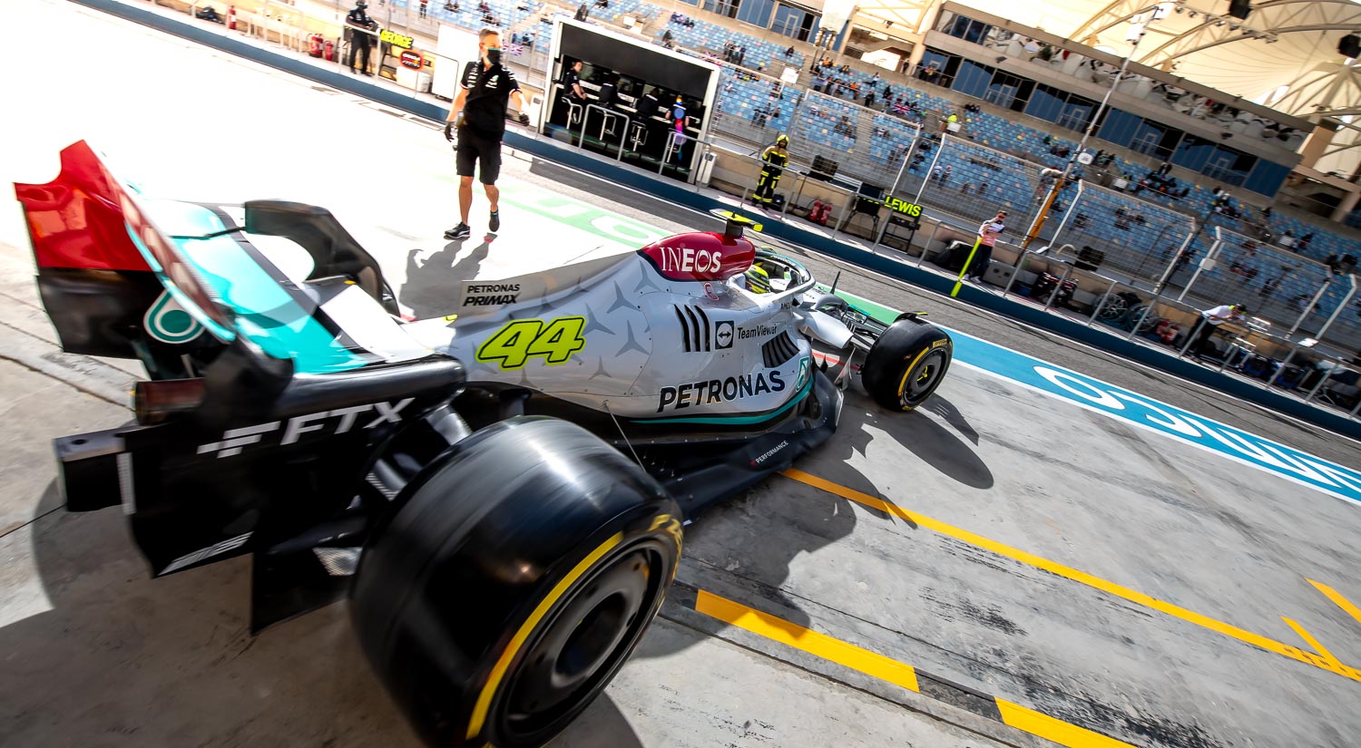 Lewis Hamilton - Mercedes AMG Petronas, Bahrain International Circuit, 2022