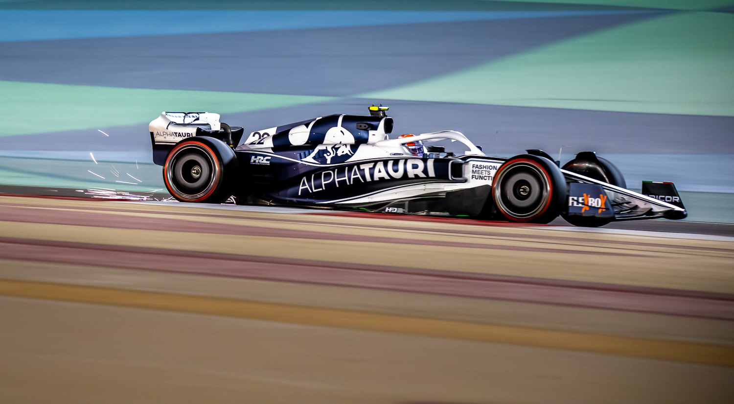 Yuki Tsunoda - Scuderia AlphaTauri, Winter Testing, Bahrain International Circuit, 2022