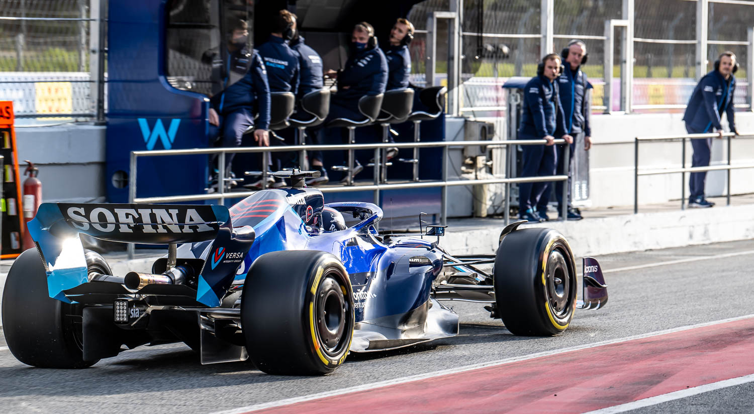 Alexander Albon - Williams Racing, Winter Testing, Circuit de Catalunya, 2022