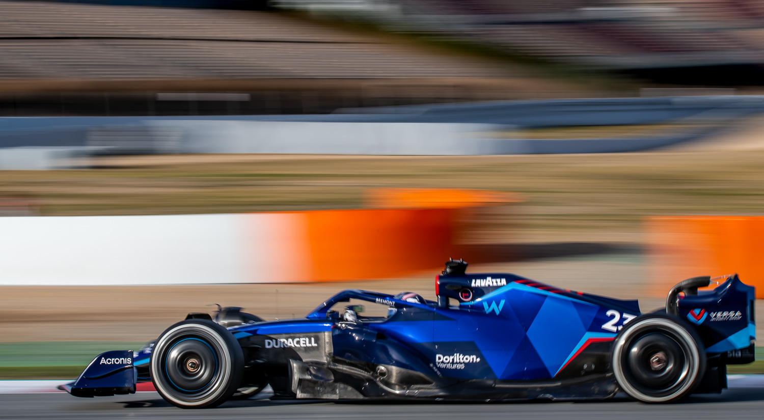 Alexander Albon - Williams Racing, Winter Testing, Circuit de Catalunya, 2022
