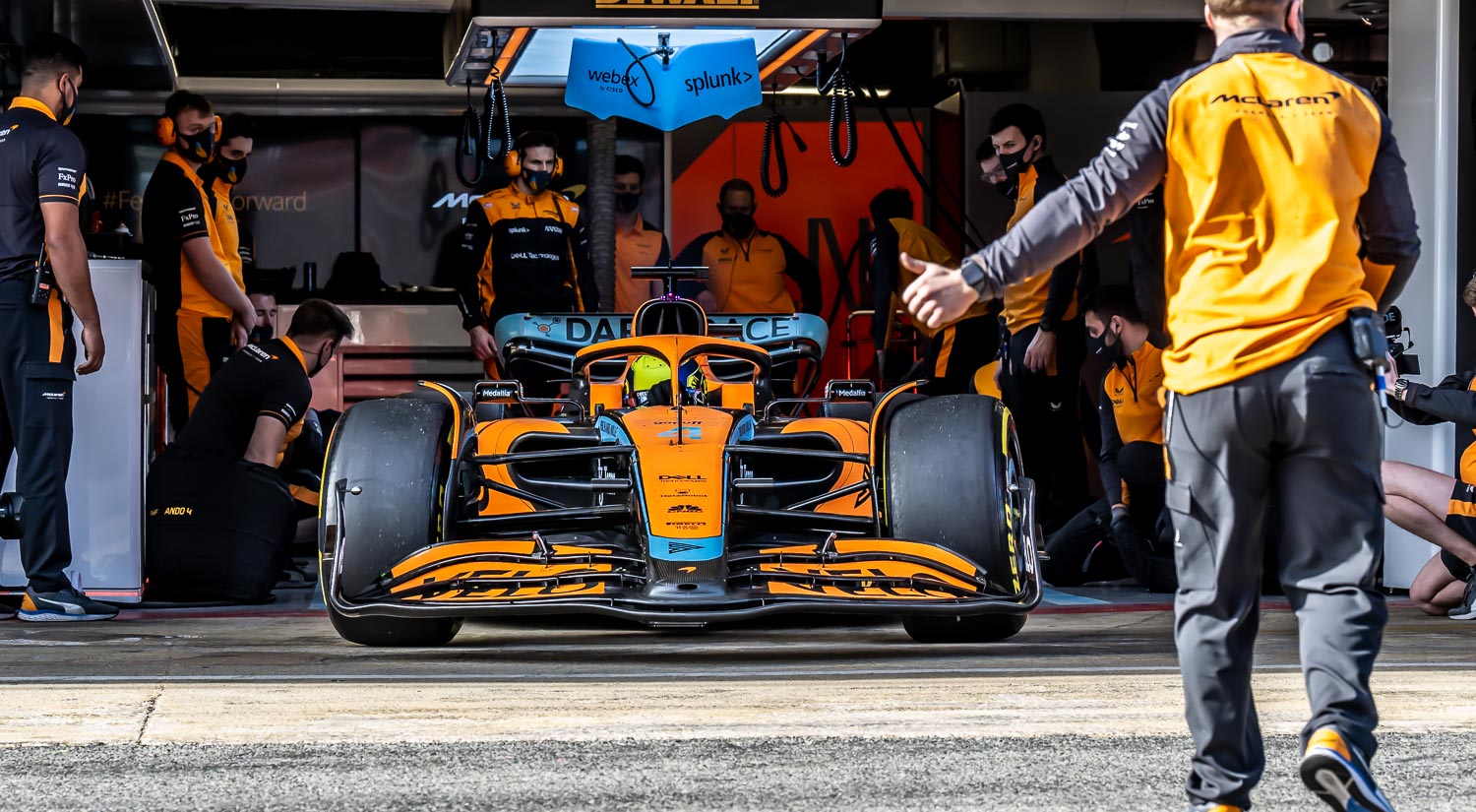 Lando Norris - McLaren F1 Team, Winter Testing, Circuit de Catalunya, 2022