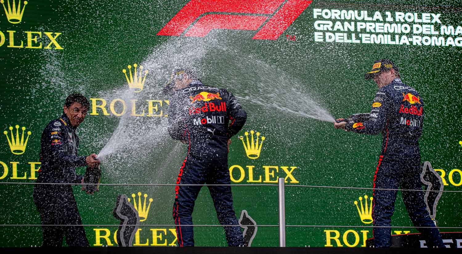 Max Verstappen and Sergio Perez, Emilia Romagna Grand Prix, 2022