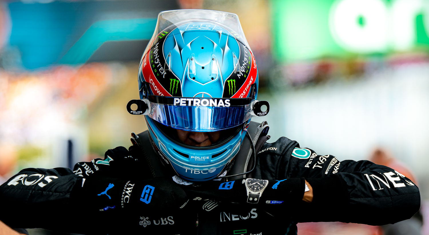 George Russell - Mercedes, Hungaroring, 2022