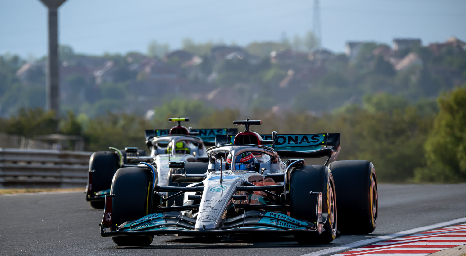 George Russell - Mercedes, Hungaroring, 2022