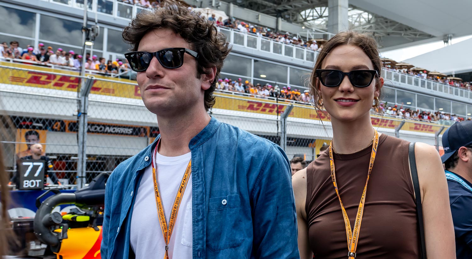 Josh Kutcher and Karlie Kloss, Miami International Autodrome, 2022