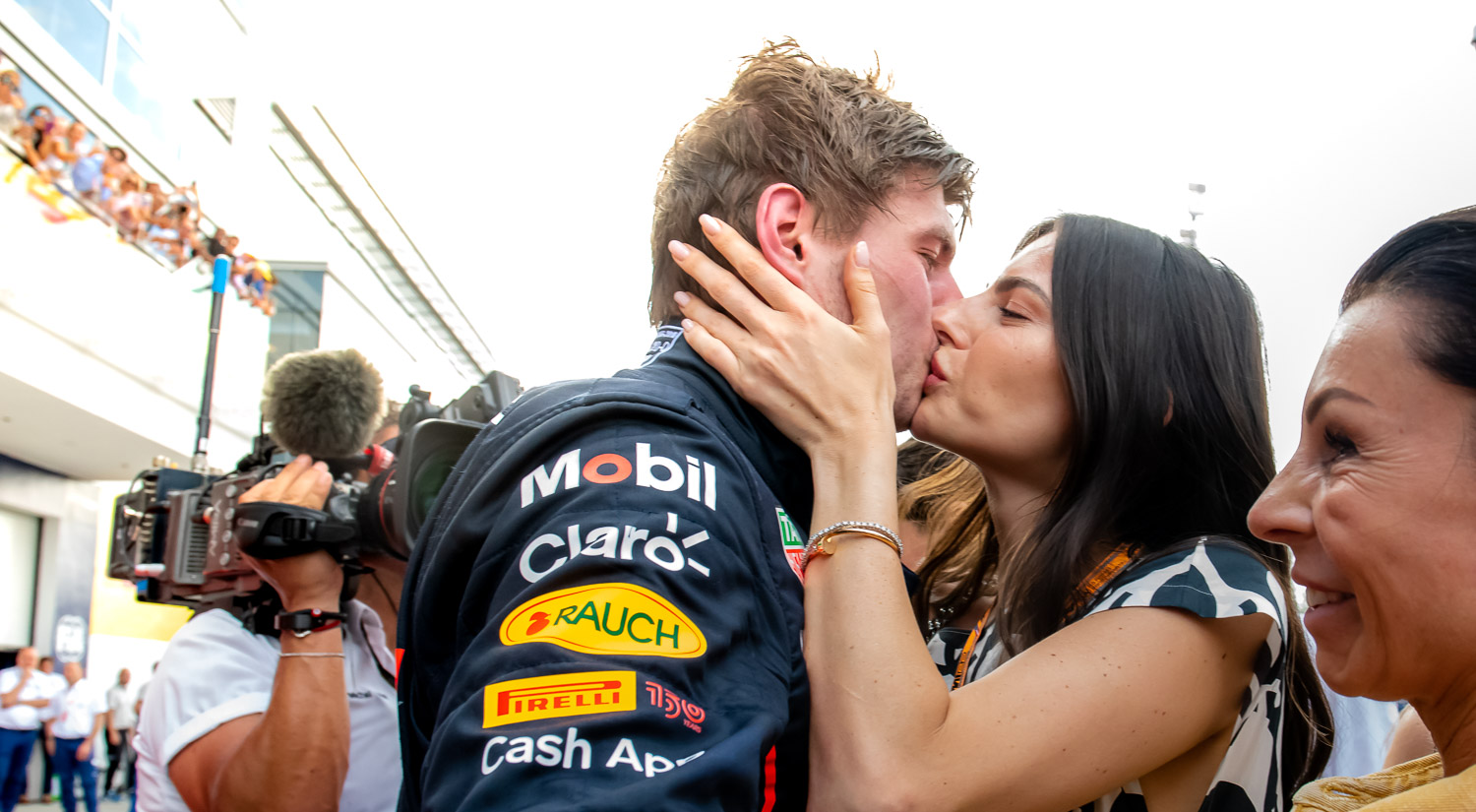 Max Verstappen and Kelly Piquet, Miami International Autodrome, 2022