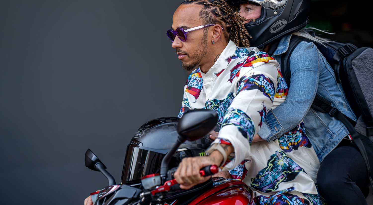 Lewis Hamilton and Angela Cullen, Circuit de Monaco, 2022