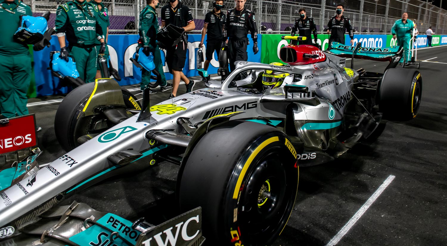 Lewis Hamilton - Mercedes AMG Petronas, Jeddah Corniche Circuit, 2022