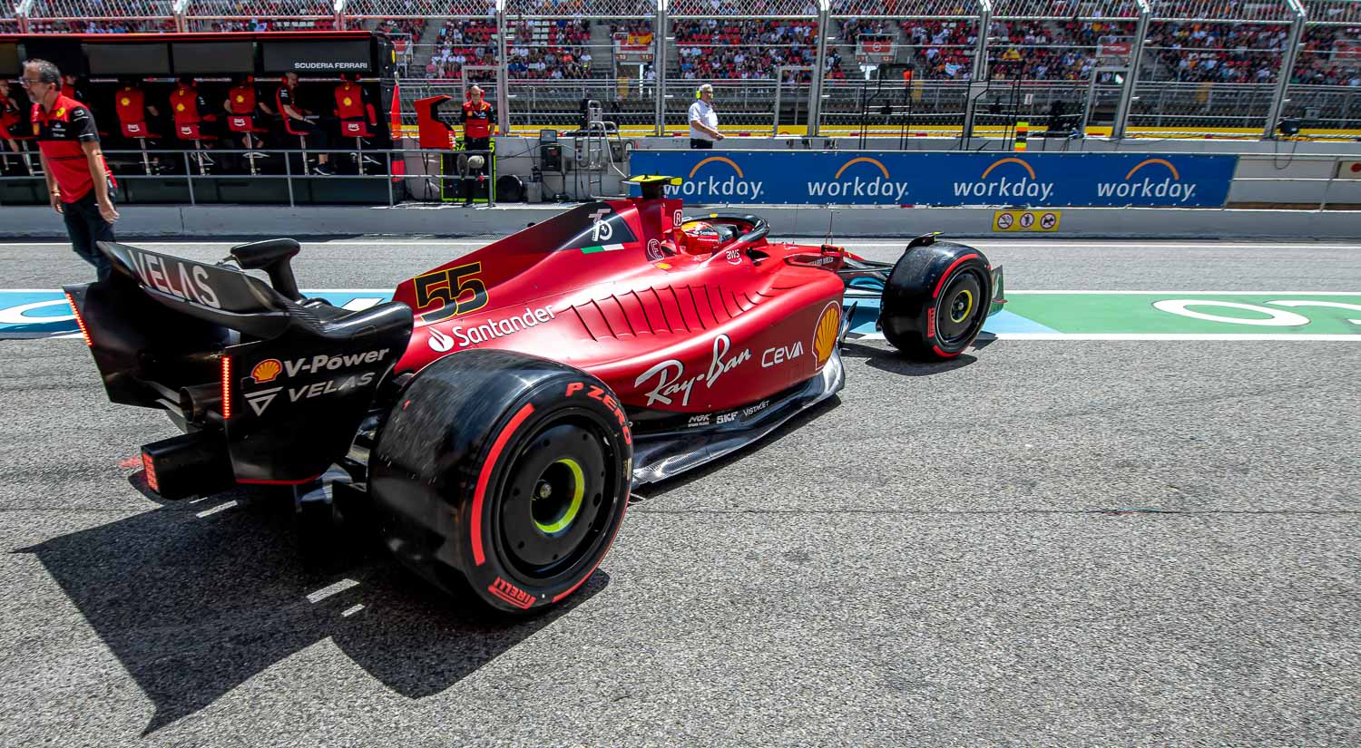 Carlos Sainz Jr - Scuderia Ferrari, Circuit de Barcelona-Catalunya, 2022