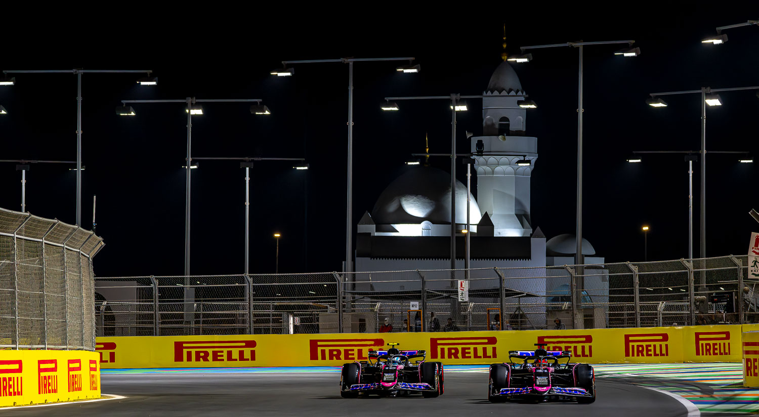 Piere Gasly and Esteban Ocon, Jeddah Corniche Circuit, Jeddah