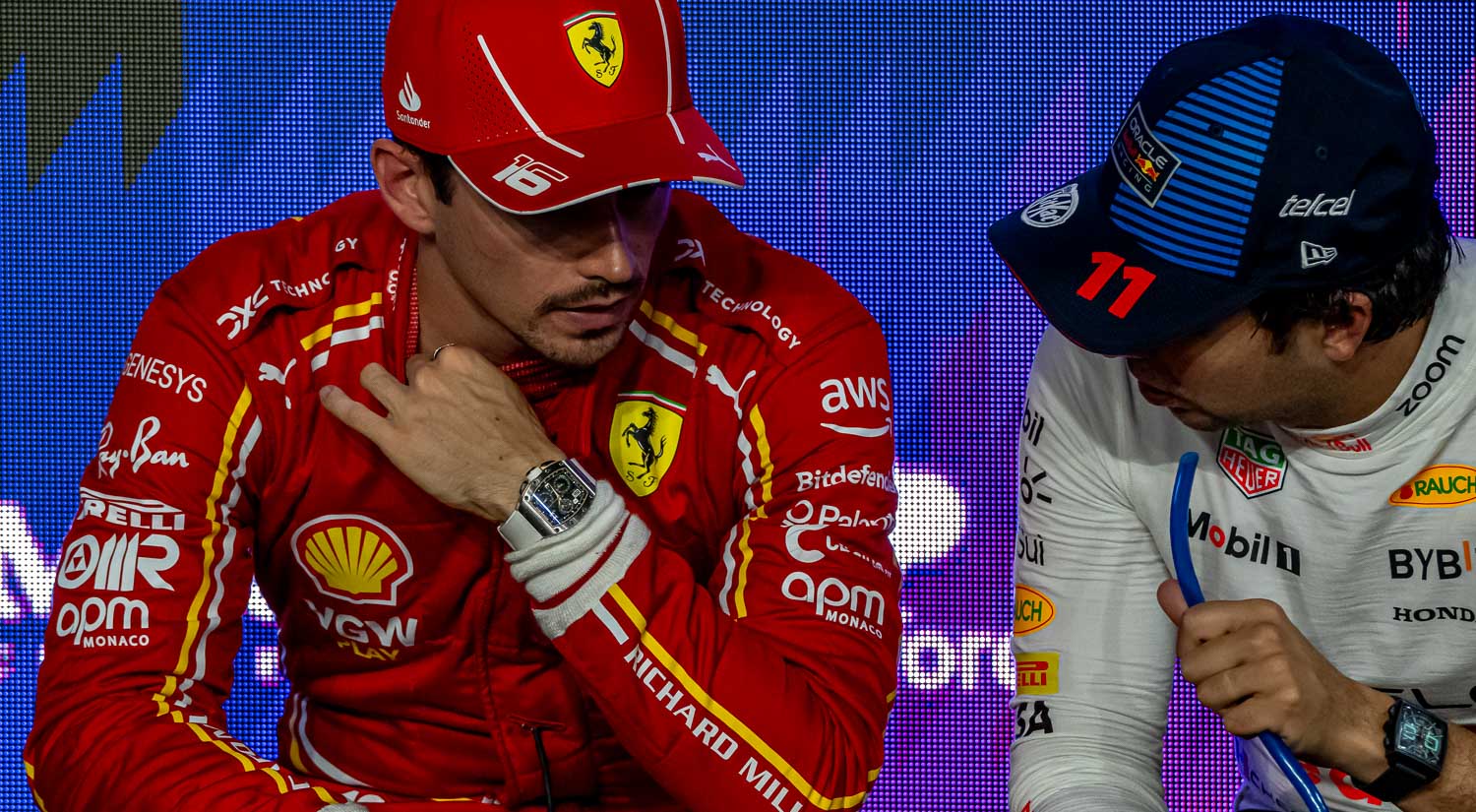 Charles Leclerc and Sergio Perez, Jeddah Corniche Circuit, Jeddah