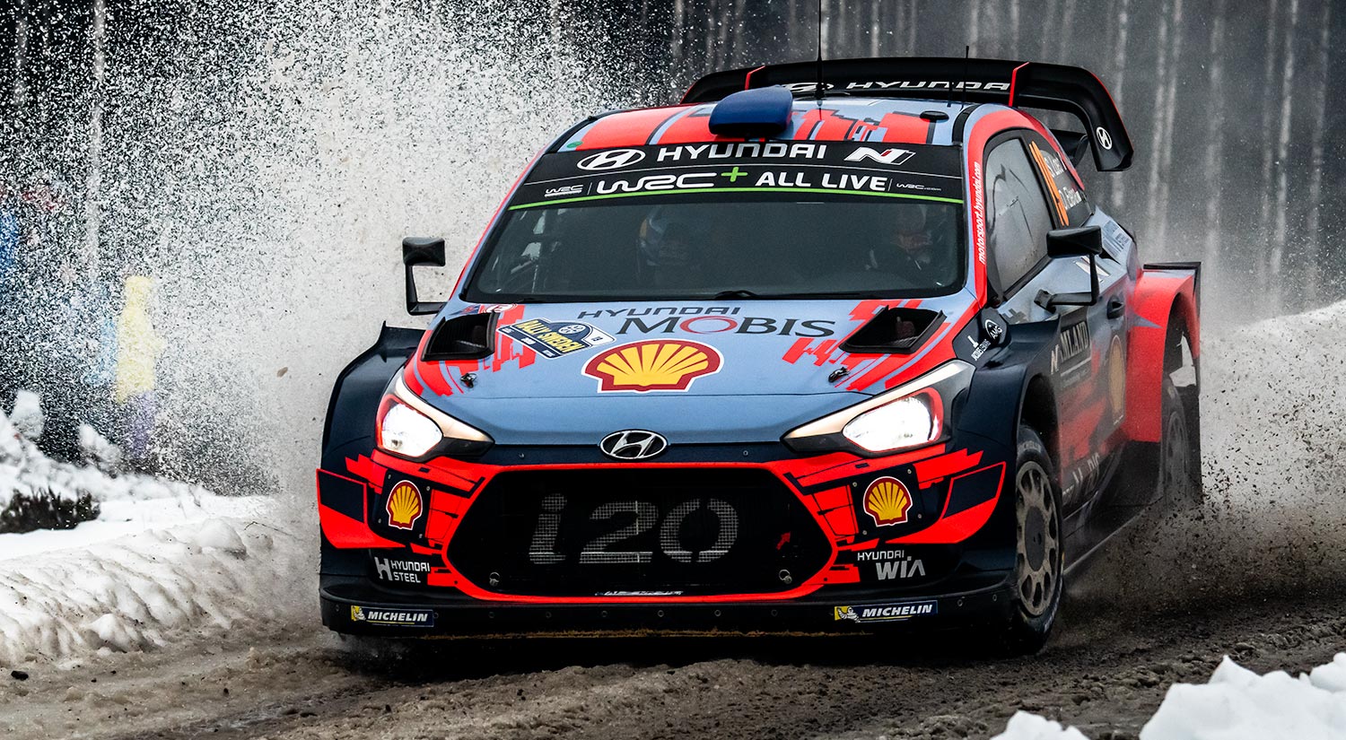 Thierry Neuville & Nicolas Gilsoul - Hyundai i20 Coupe, Sweden, 2019