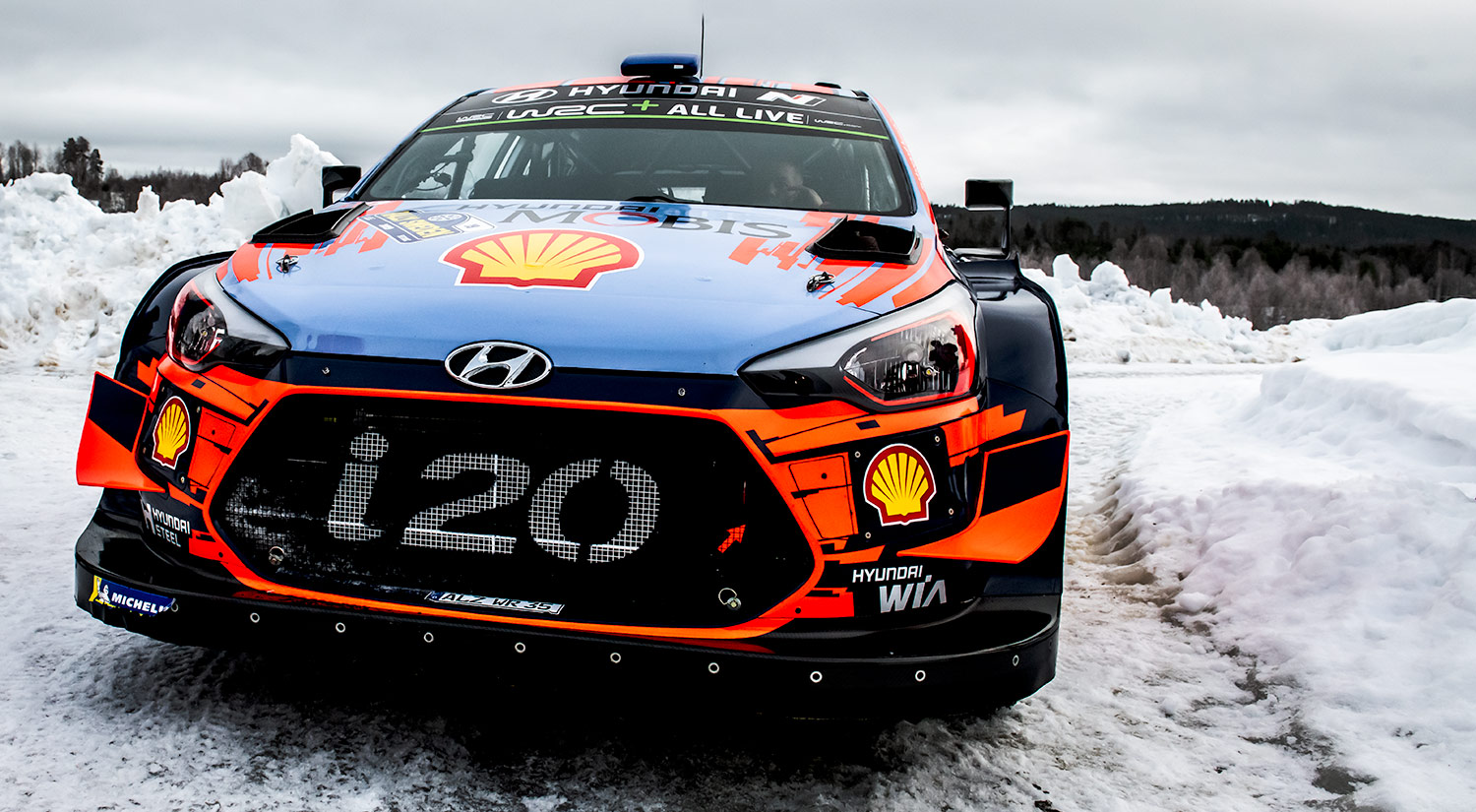 Thierry Neuville & Nicolas Gilsoul - Hyundai i20 Coupe, Torsby, Sweden, 2019