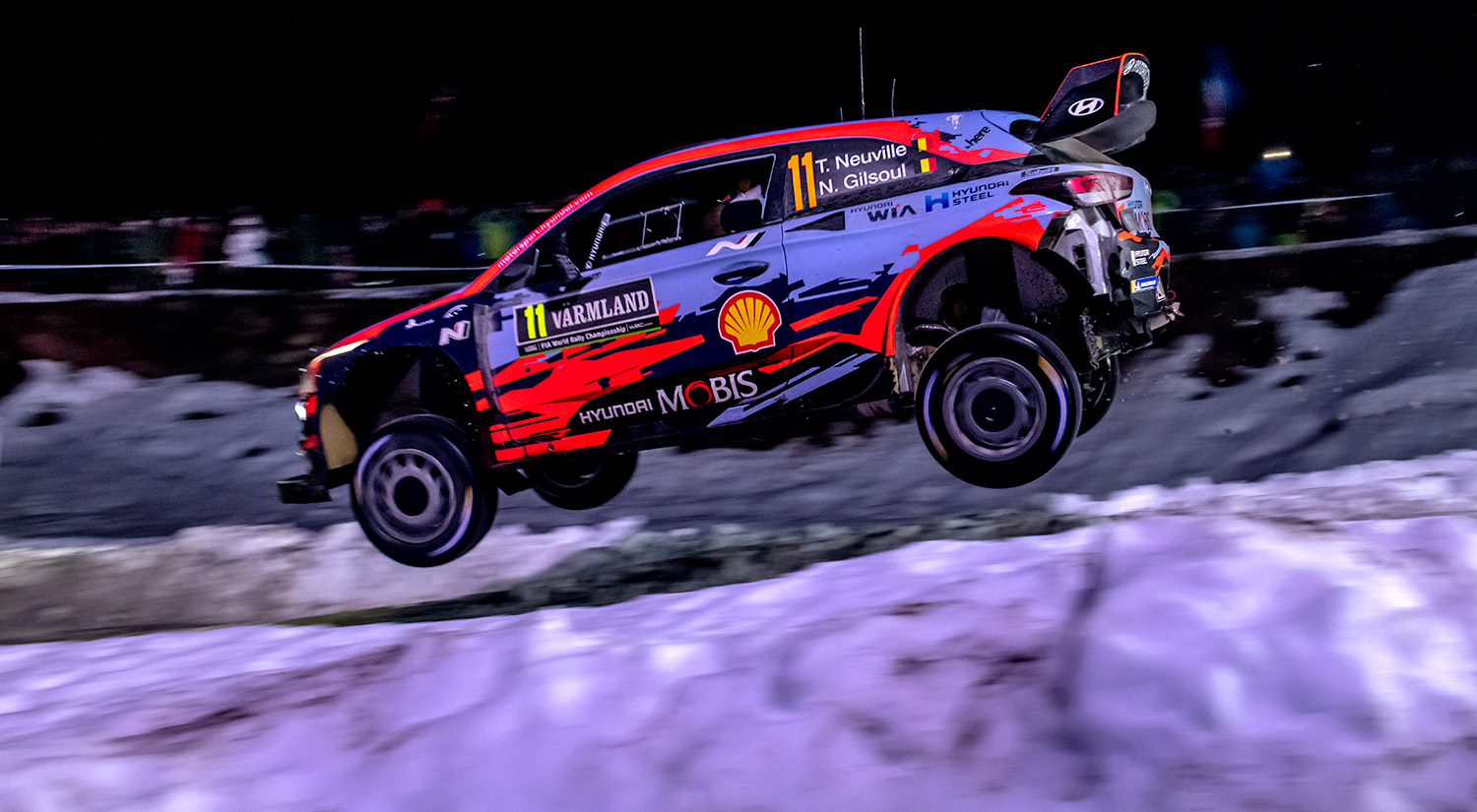 Thierry Neuville & Nicolas Gilsoul - Hyundai i20 Coupe, Torsby, Sweden, 2019