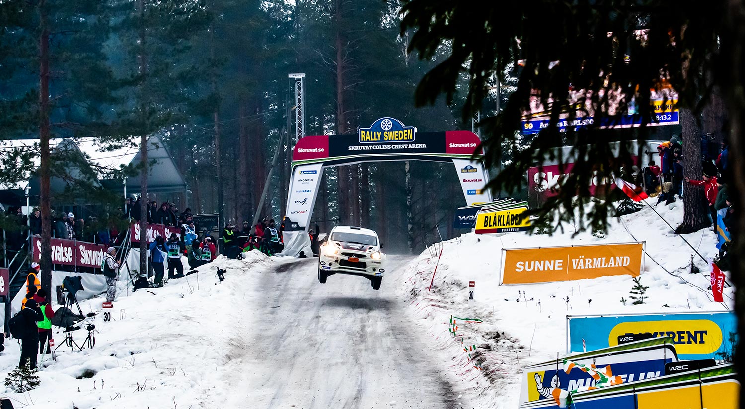 Daniel Dahlström & Jörgen Johannsson - Mitsubishi Mirage, Torsby, Sweden, 2019