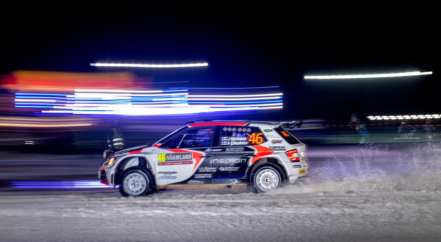 Jari Huttunen & Antti Linnaketo - Škoda Fabia R5, Torsby, Sweden, 2019