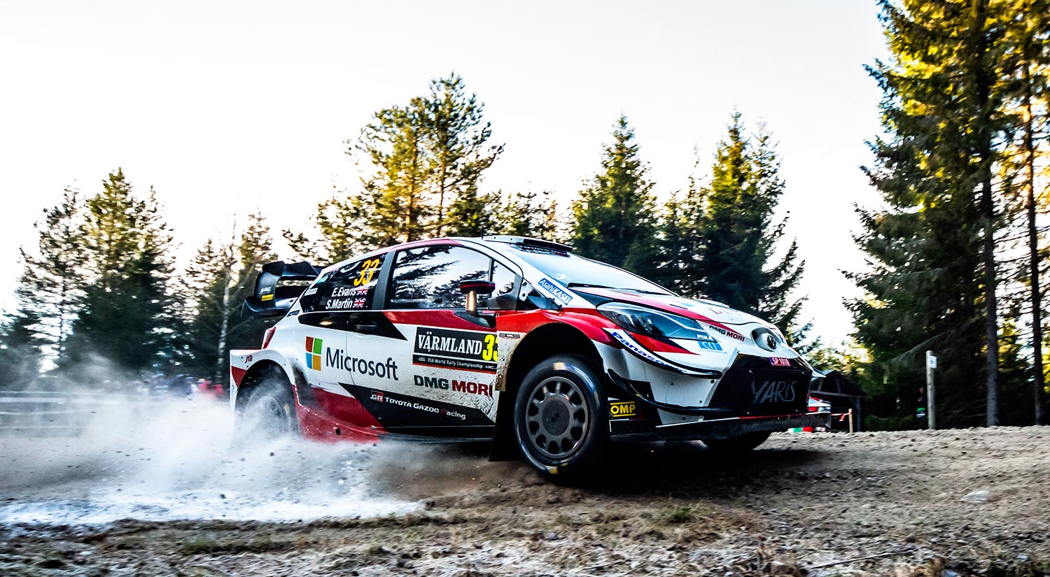 Elfyn Evans	& Scott Martin - Toyota Gazoo Racing WRT,  Torsby, Sweden, 2020