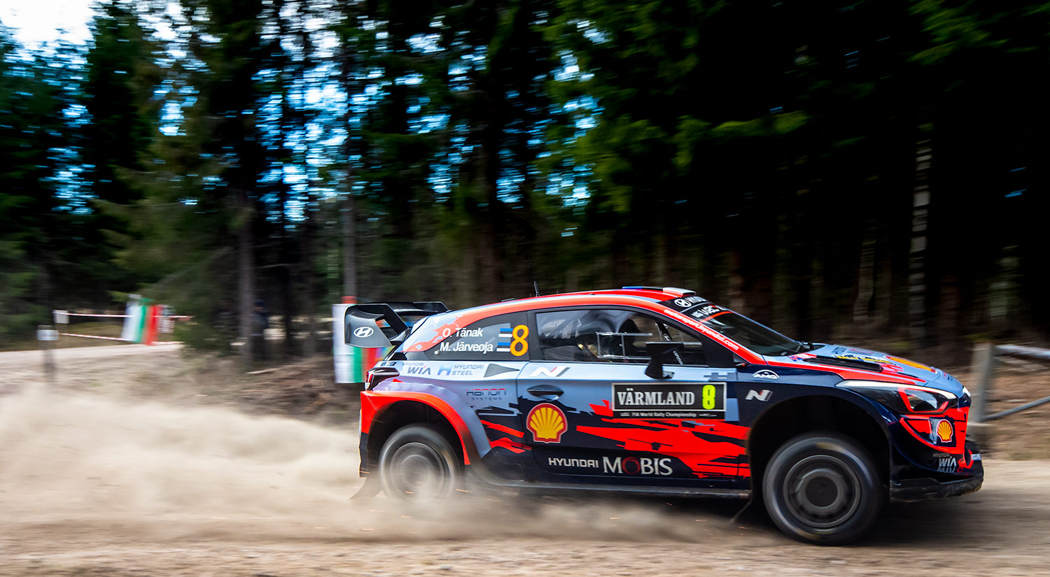 Ott Tänak & Martin Järveoja - Hyundai Shell Mobis WRT, Sweden, 2019