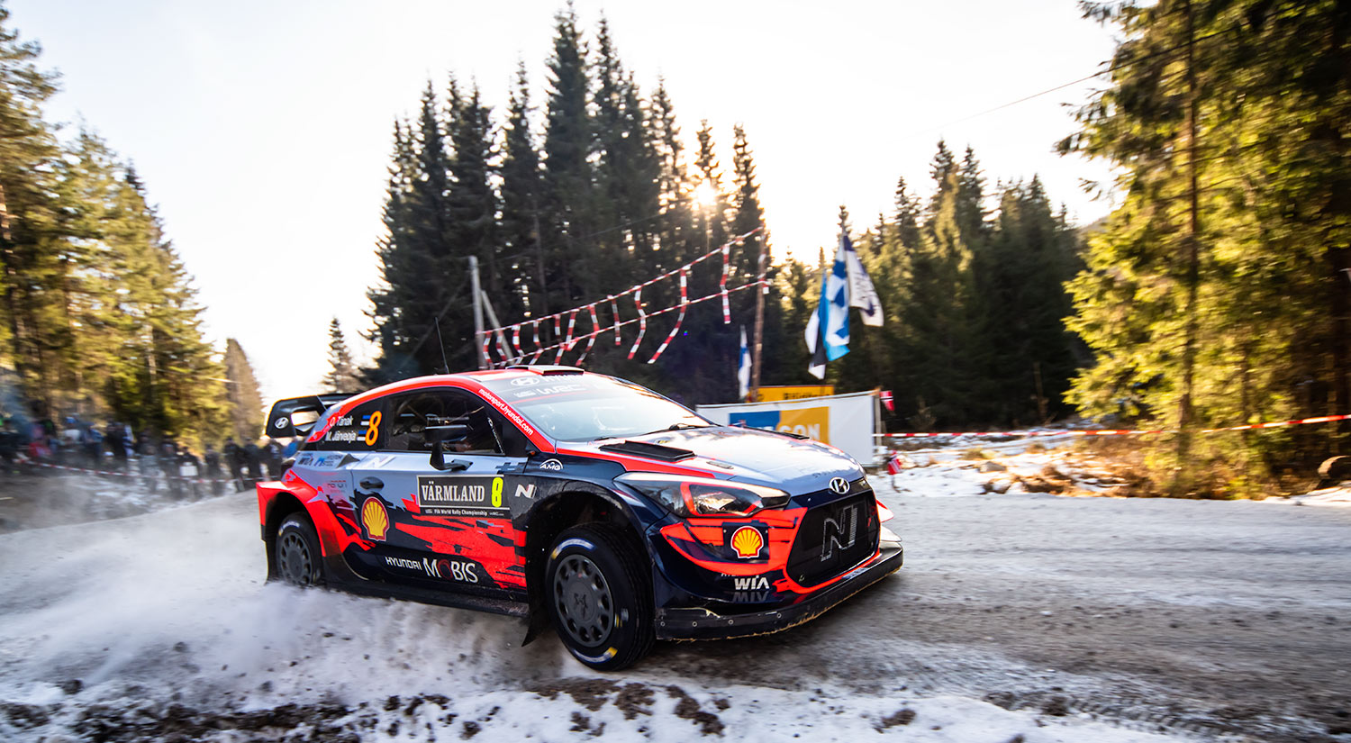 Ott Tänak & Martin Järveoja - Hyundai Shell Mobis WRT, Torsby, Sweden, 2020